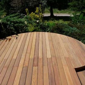 Terrasse en lame de bois